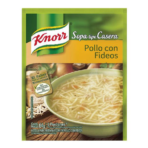 Sopa Pollo Con Fideos