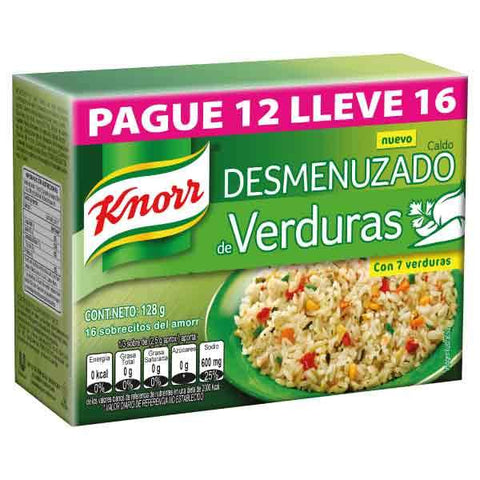 Knorr Caldo Desmenuzado Verduras