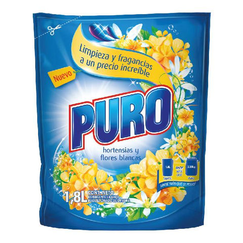 Puro Liquido Hortencias Y Flores Blancas